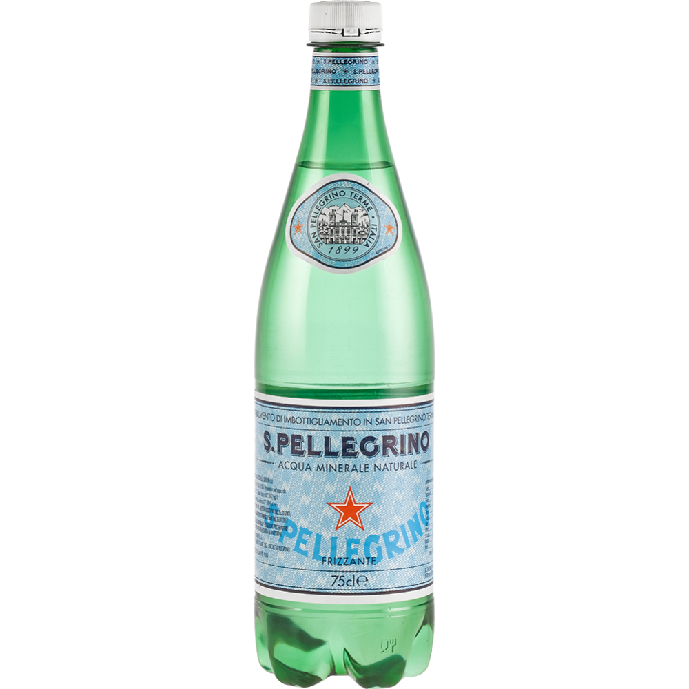 Вода минеральная природная газированная «S. Pellegrino» столовая питьевая, 0.75 л #0