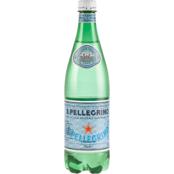 Вода ми­не­раль­ная при­род­ная га­зи­ро­ван­ная «S. Pellegrino» сто­ло­вая пи­тье­вая, 0.75 л