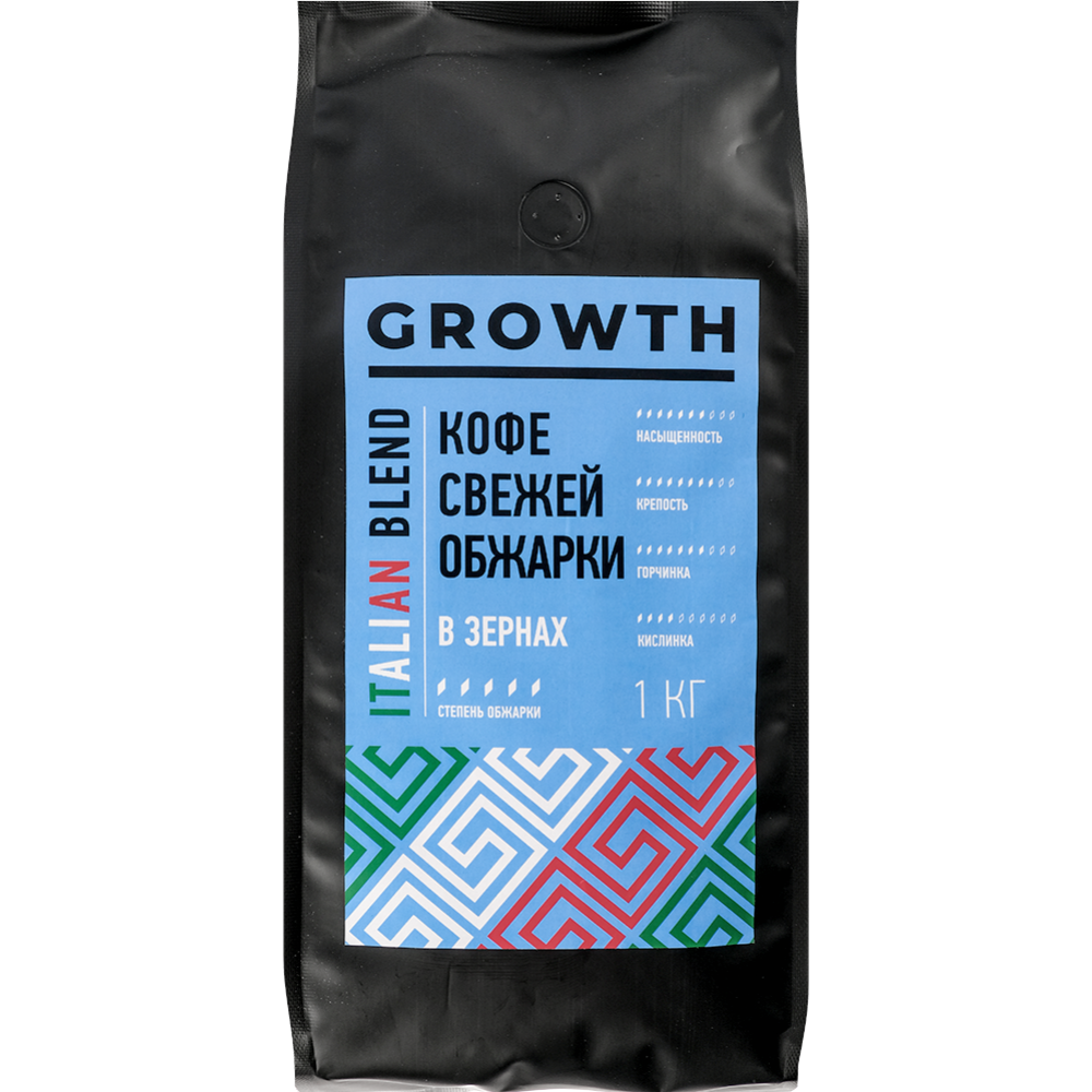 Кофе в зернах «Growth» Italian Blend, 1 кг #0