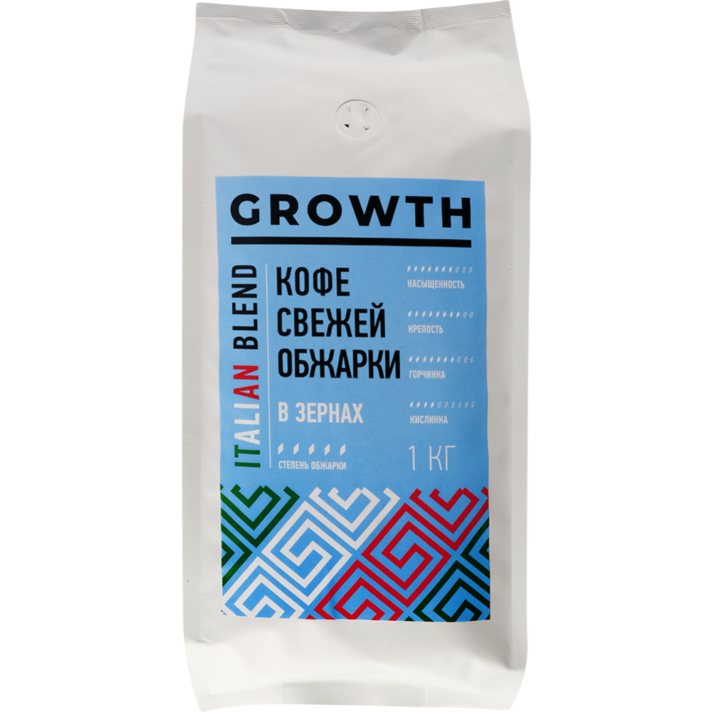 Кофе в зернах «Growth» Italian Blend, 1 кг #0