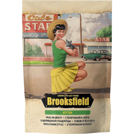 Корм для котят «Brooksfield» Kitten Veal, телятина в соусе, 85 г