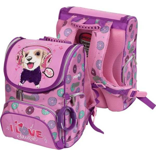 Рюкзак школьный «deVente» Mini. Music Dog, 7030216, 35х26х20 см