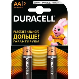 Комплект батареек «Duracell» АА, MN1500, 2 шт