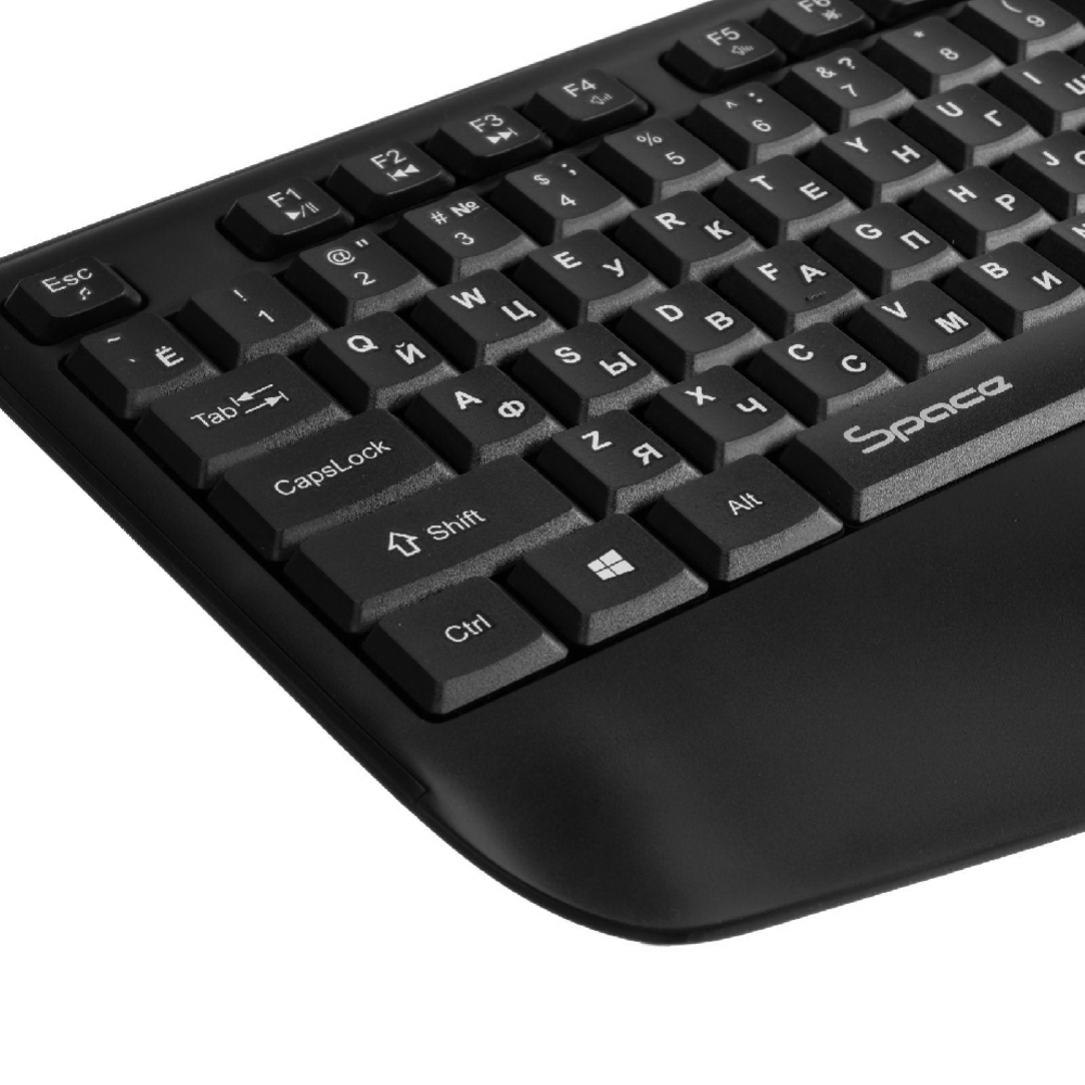 Клавиатура+мышь «Qumo» Space, K57/M75, Черный