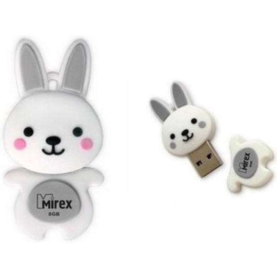 USB-накопитель «Mirex» 16GB, 13600-KIDRBG16, rabbit grey