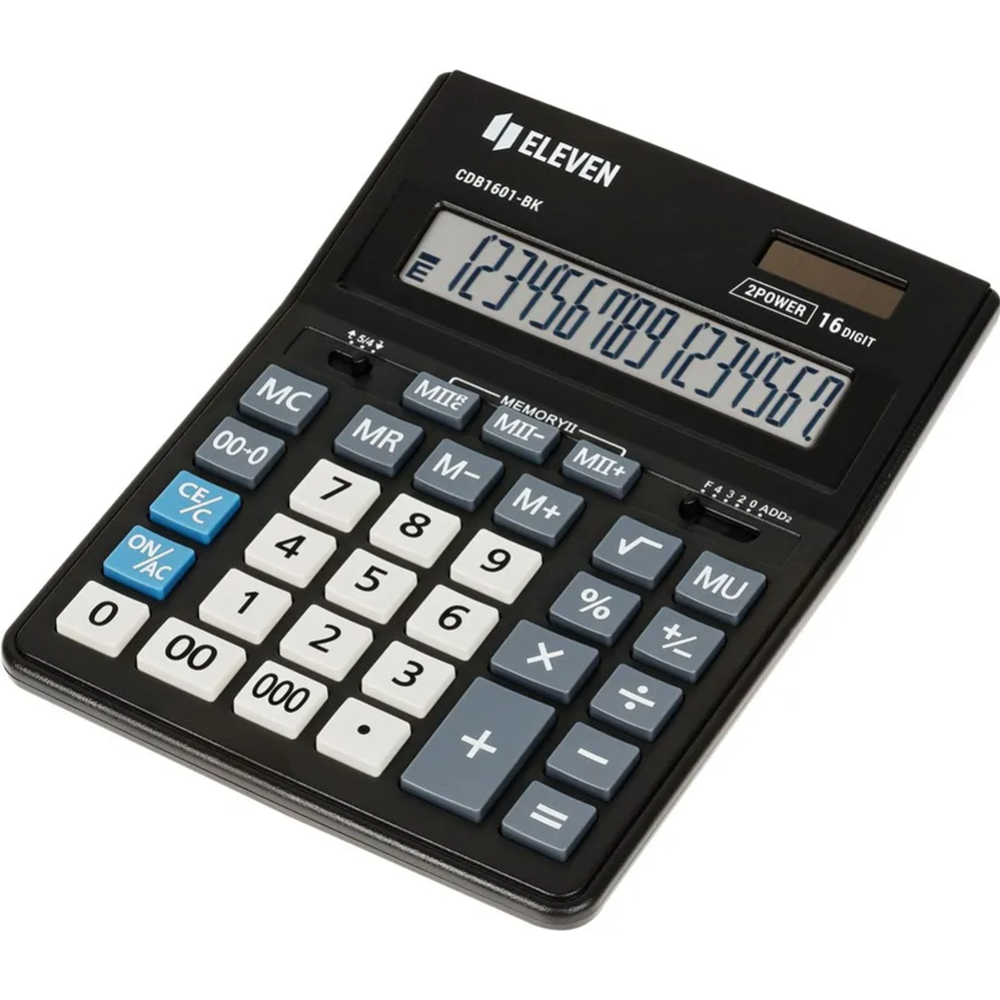 Калькулятор «Eleven» Business Line, CDB1601-BK, черный