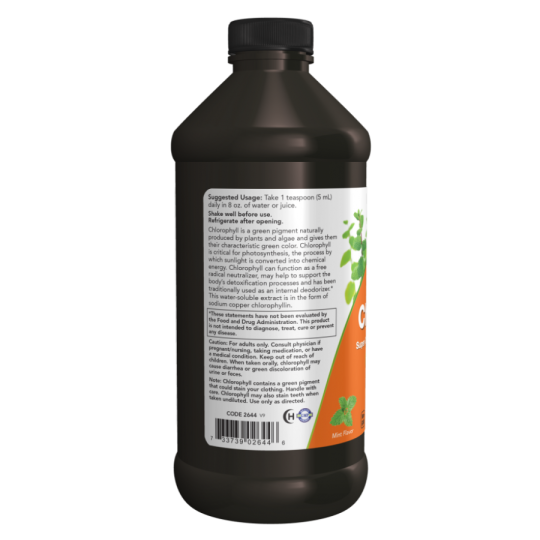 Хлорофилл жидкий Now Foods Chlorophyll Liquid, 473 мл.