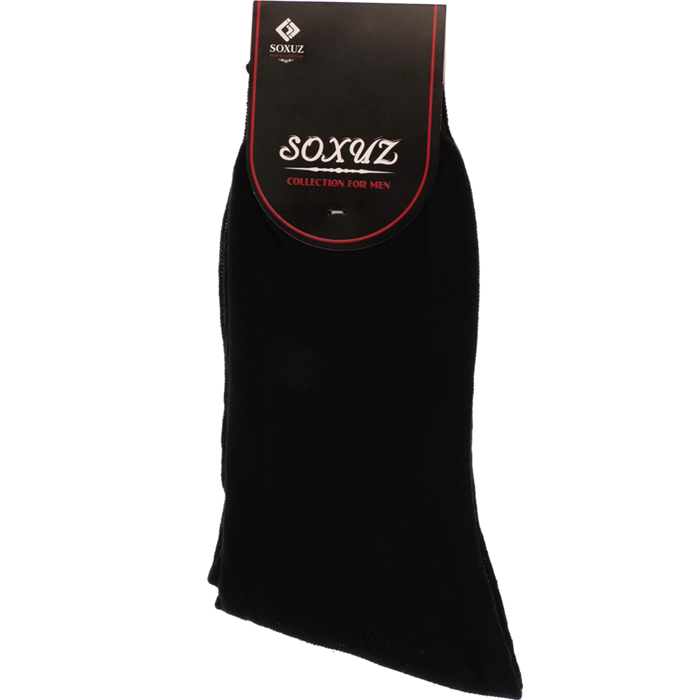 Носки мужские «Soxuz» 204-cotton, черные, размер 29