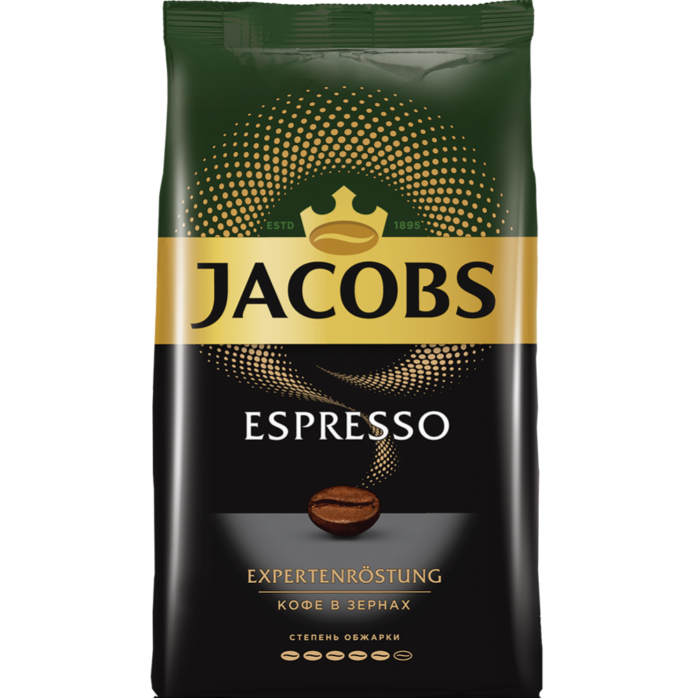 Кофе в зернах «Jacobs» Espresso, жареный, натуральный, 1 кг #0