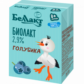 Про­дукт кис­ло­мо­лоч­ный «Био­лак­т» го­лу­би­ка, 2.9%, 210 г