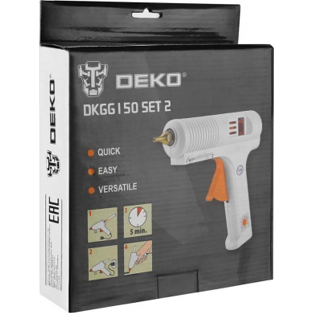 Термоклеевой пистолет «Deko» DKGG150 SET2, 063-4973