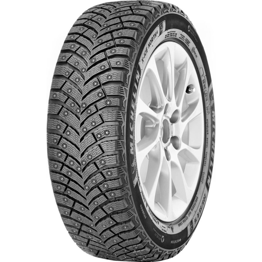 Зимняя шина «Michelin» X-Ice North 4 205/50R17 93T, с шипами