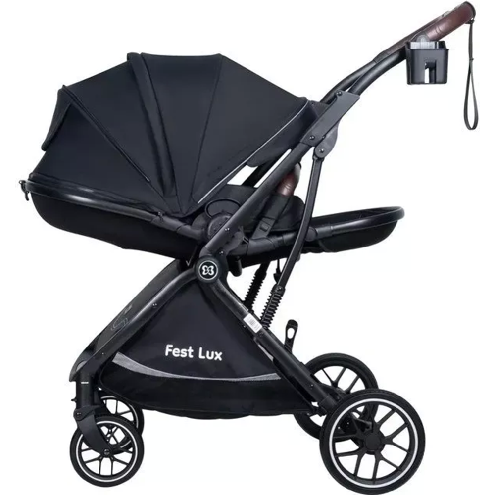 Детская прогулочная коляска «Farfello» Fest Lux, FL-5, богатый черный