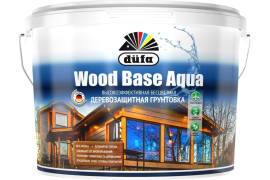 Защитная грунтовка по дереву под покраску Dufa Wood Base Aqua, от плесени, прозрачный, 2.5 л