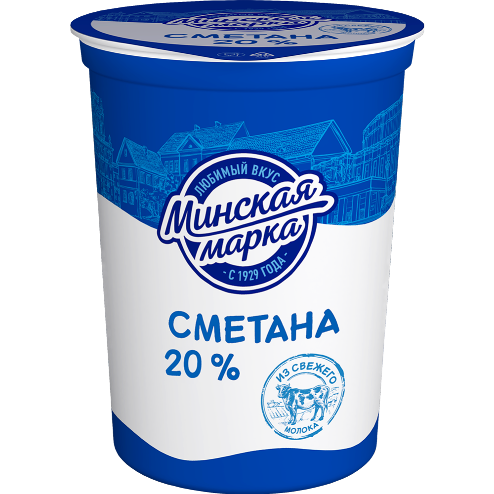 Сме­та­на «Мин­ская марка» 20%, 380 г