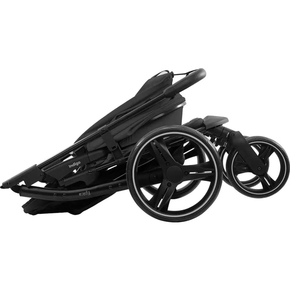 Детская прогулочная коляска «Indigo» Epica XL, черный