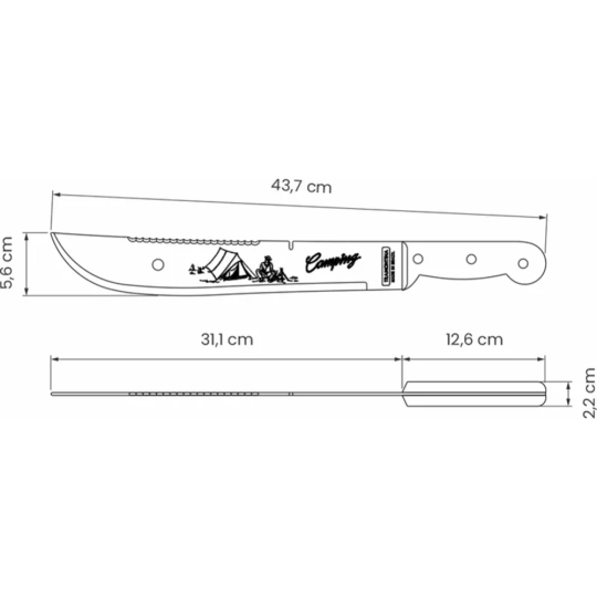 Нож мачете «Tramontina» 26619122, Б0057345
