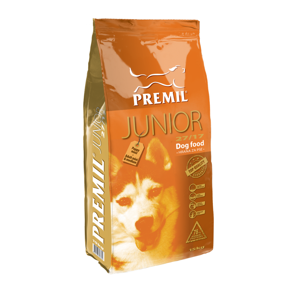 Корм для щенков «Premil» Junior, 15 кг