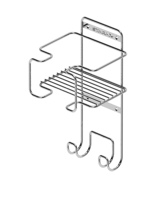 Держатель для утюга и гладильной доски настенный Starax S-6619-C (хром)