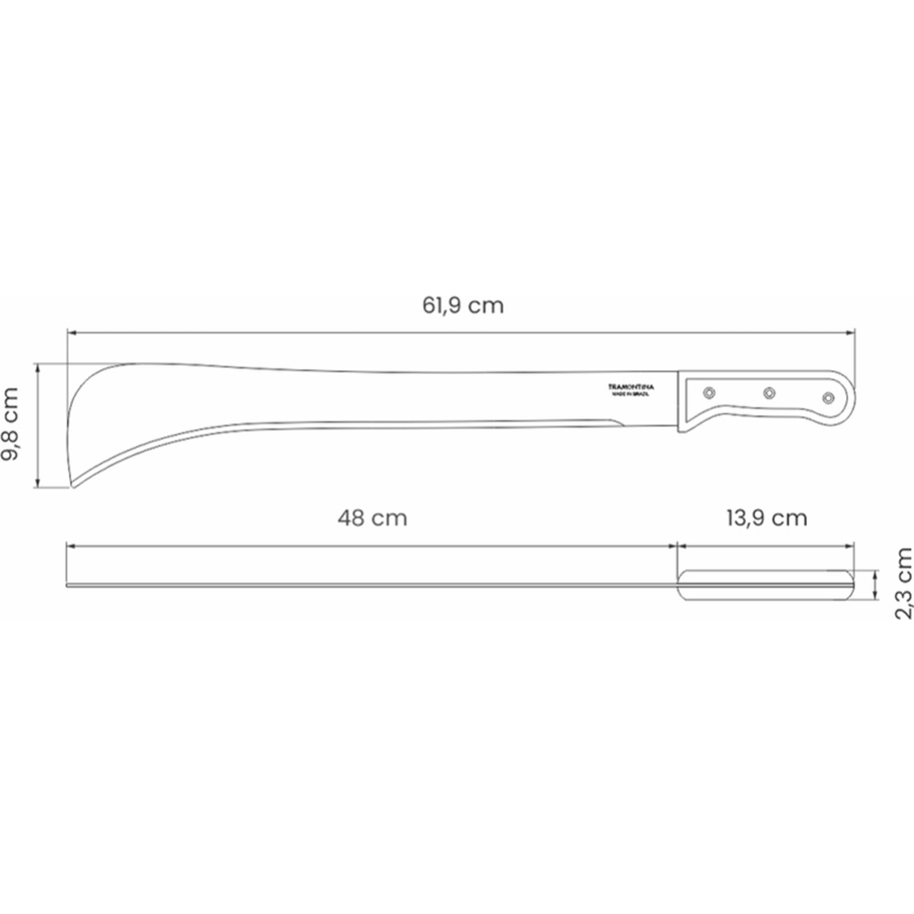 Нож мачете «Tramontina» 26626019, Б0057344