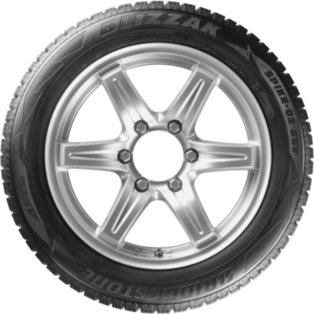 Зимняя шина «Bridgestone» Blizzak Spike-02 SUV, 215/65R17, 103T, шипы