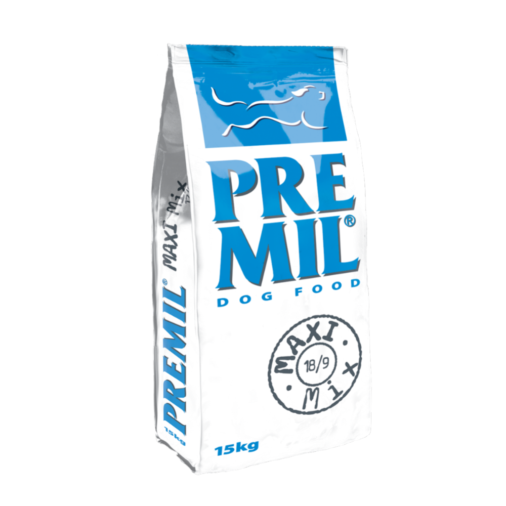 Корм для собак «Premil» Maxi Mix premium, для активных собак всех пород, 15 кг