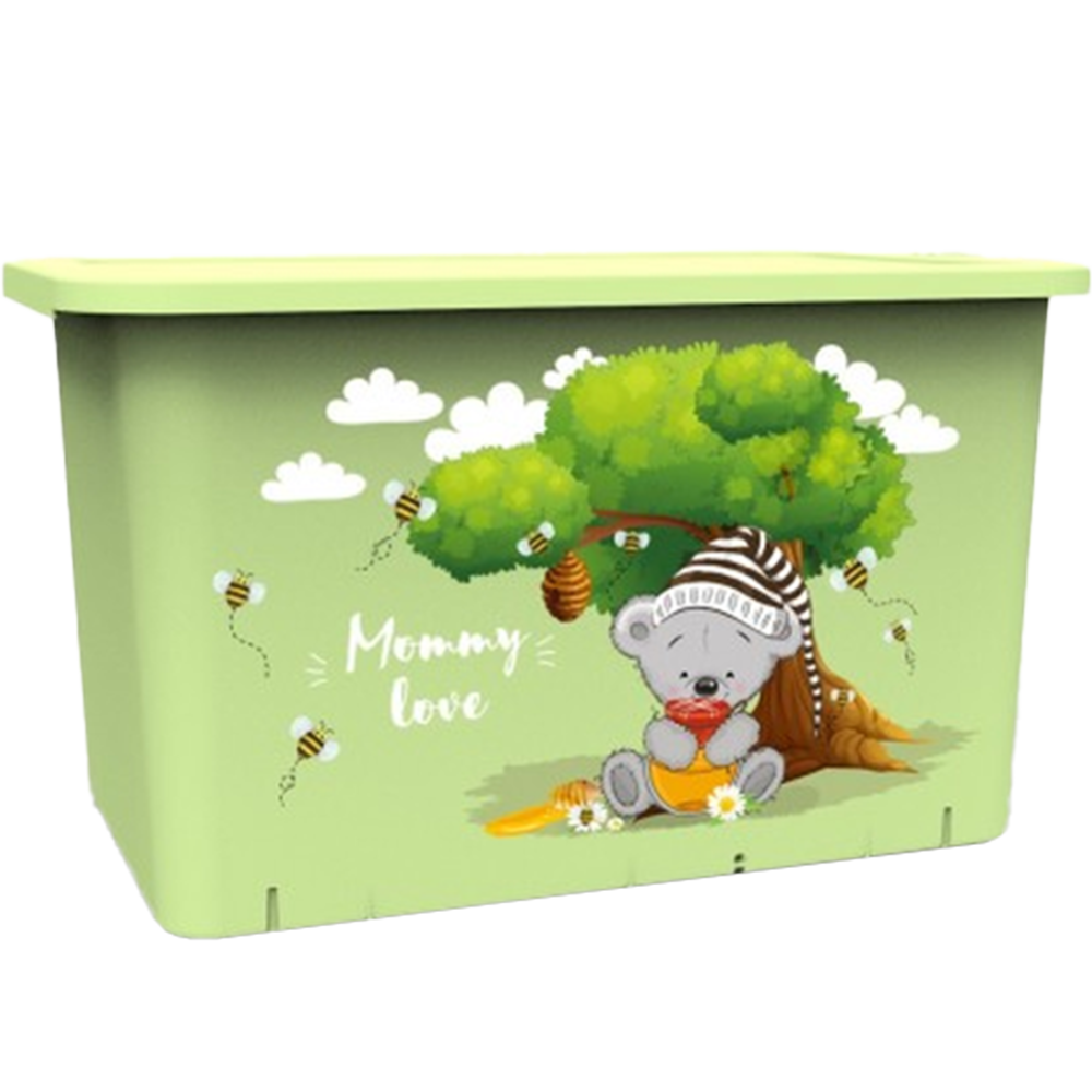 Контейнер для игрушек «Berossi» Mommy love, 15.7 л, чайное дерево