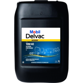 Масло моторное «Mobil» синтетическое, delvac modern 10w40 super defense, 20 л