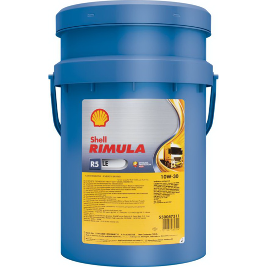 Масло моторное «Shell» Rimula R5 LE 10w-30, 20 л