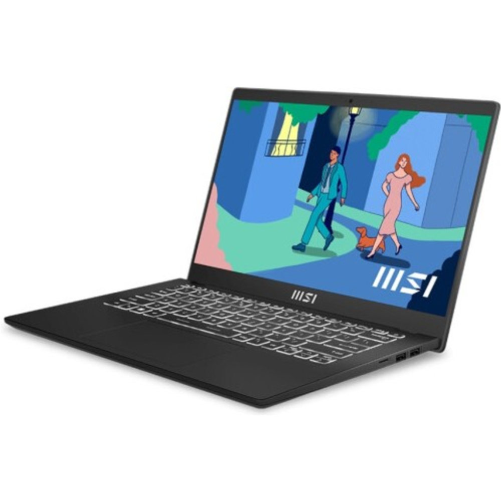 Ноутбук «MSI» MS-14J1, Modern 14 C12M-237XBY, classic black