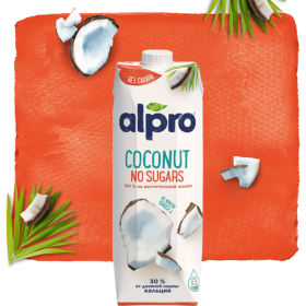 На­пи­ток «Alpro» ко­ко­со­вый без сахара, 1 л