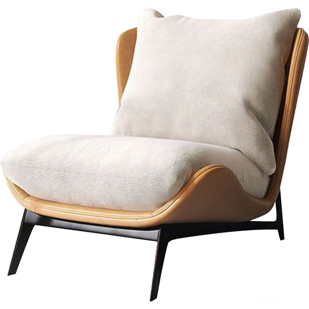Кресло «Mio Tesoro» мягкое, Монако, 108551501-O, светло-коричневый/бежевый, 70х68 см
