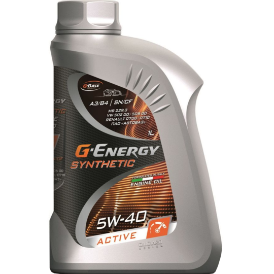 Масло моторное «G-Energy» Synthetic Active, 5W-40, 253142409, 1 л