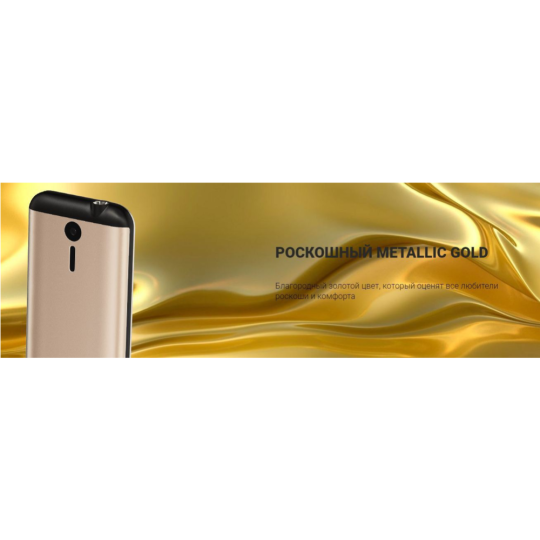 Мобильный телефон «Maxvi» X10, +ЗУ WC-111 microusb, Metallic gold