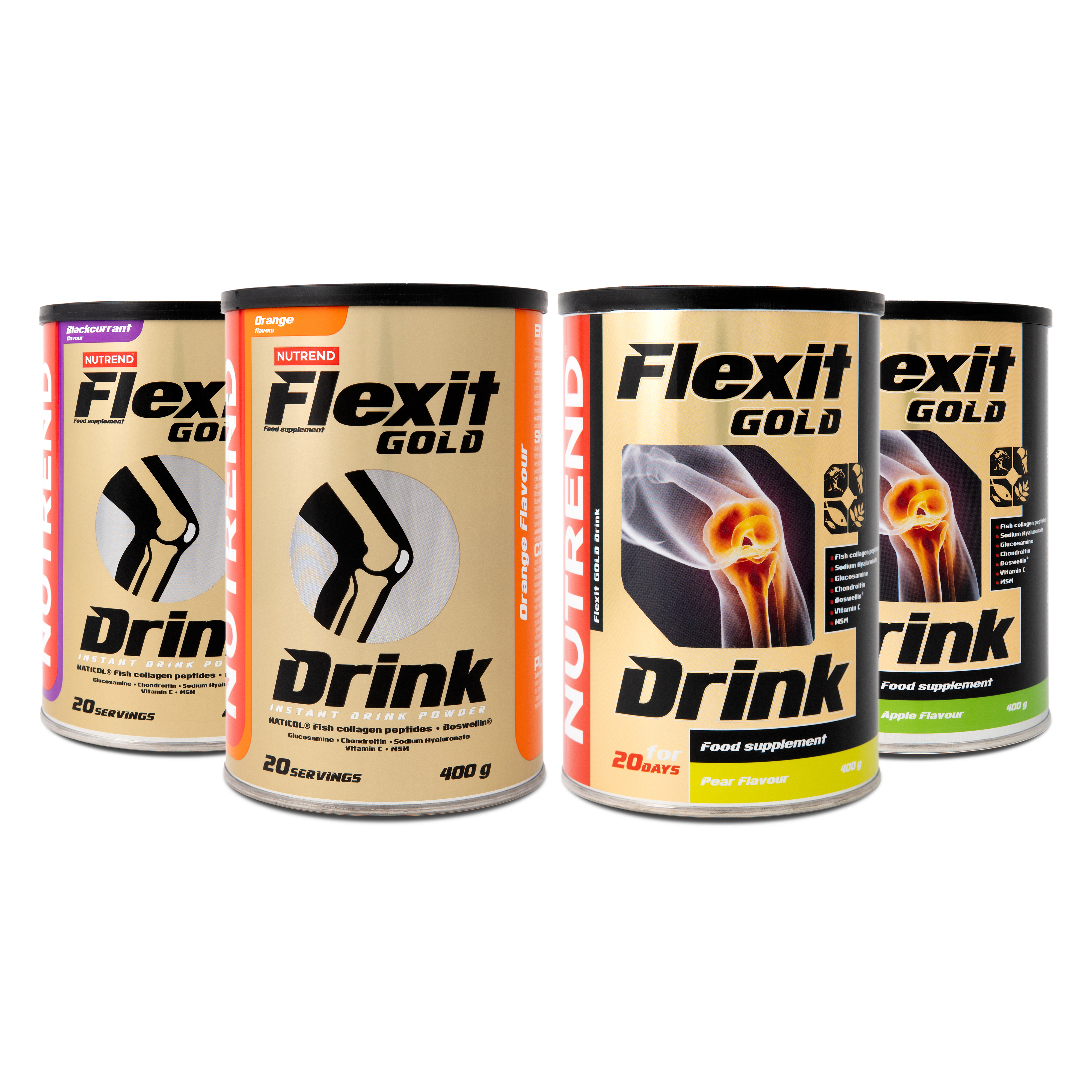 Коллаген для суставов и связок Flexit Drink Gold Nutrend, груша 400 грамм