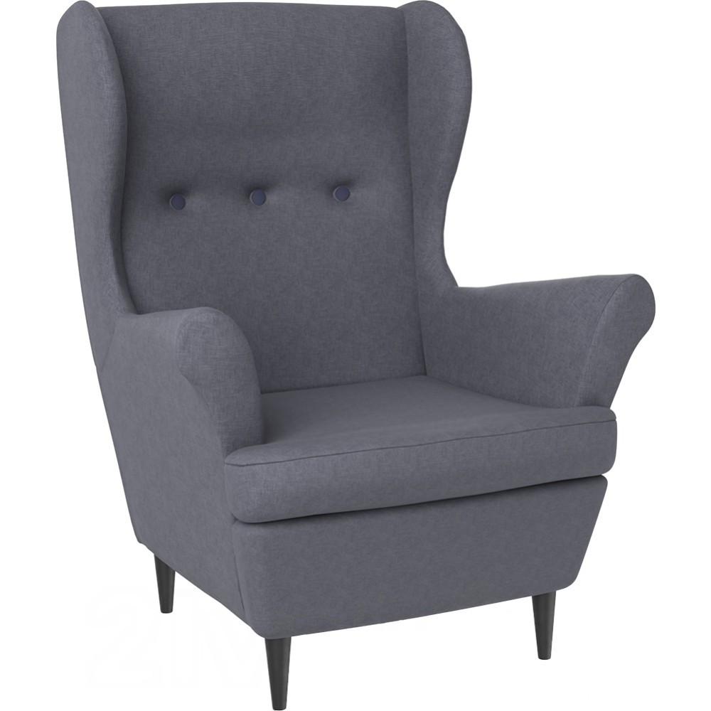 Кресло «Mio Tesoro» мягкое, Тойво, twist 20 dark grey, 101х81.5 см