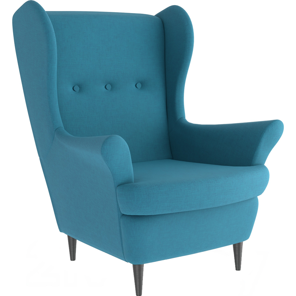 Кресло «Mio Tesoro» мягкое, Тойво, twist 12 petrol turquoise, 101х81.5 см