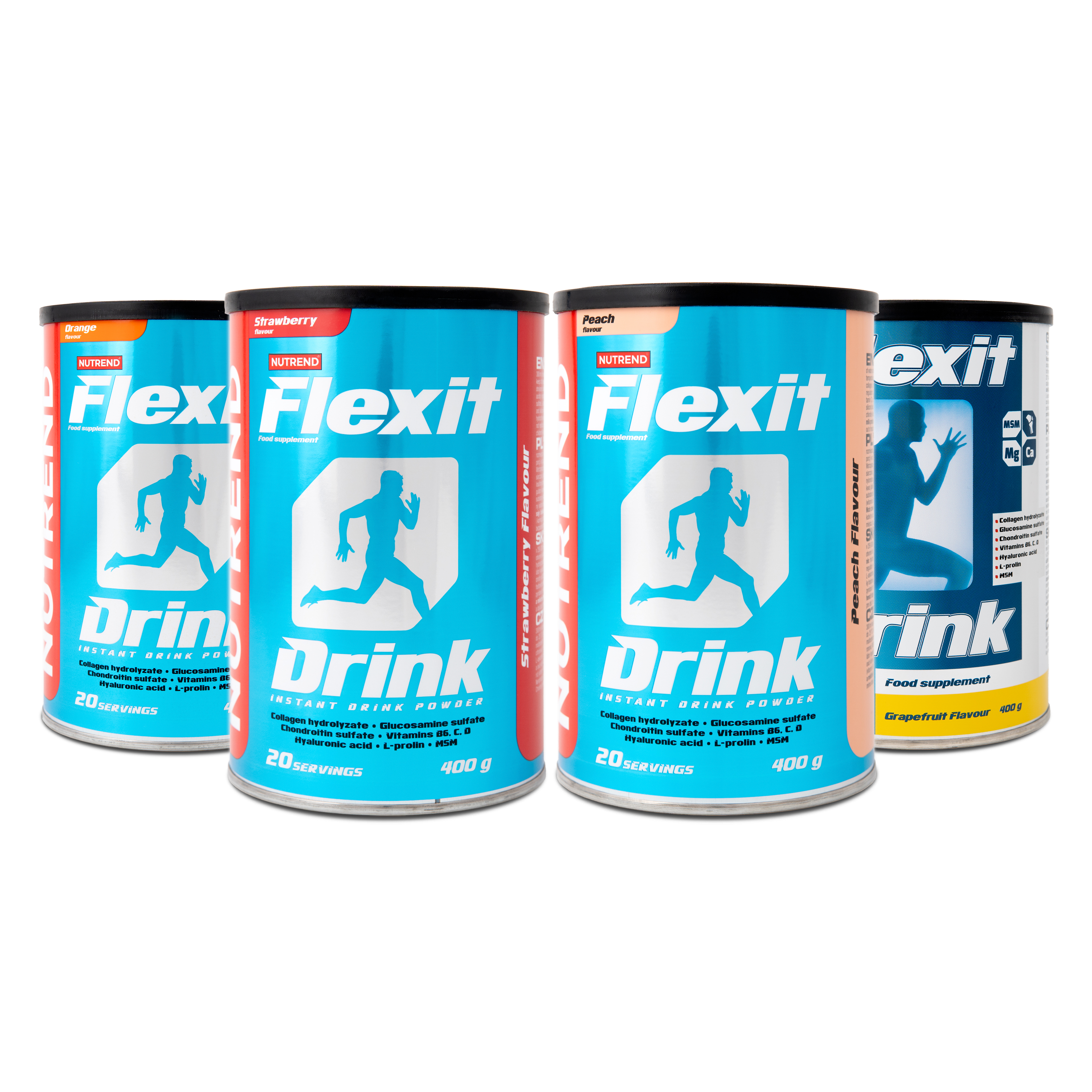 Коллаген для суставов и связок Flexit Drink Nutrend, персик 400 грамм