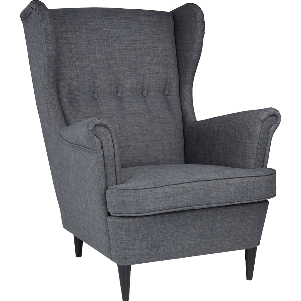 Кресло «Mio Tesoro» мягкое, Тойво, серый, 101х81.5 см
