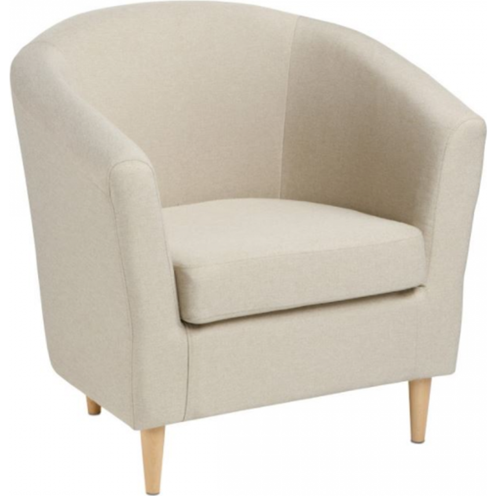 Кресло «Mio Tesoro» мягкое, Тунне, cream, 76х78 см