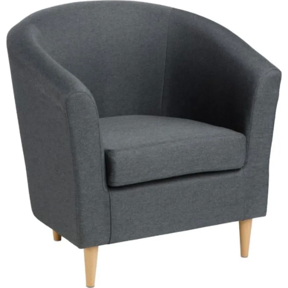 Кресло «Mio Tesoro» мягкое, Тунне, dark grey, 76х78 см