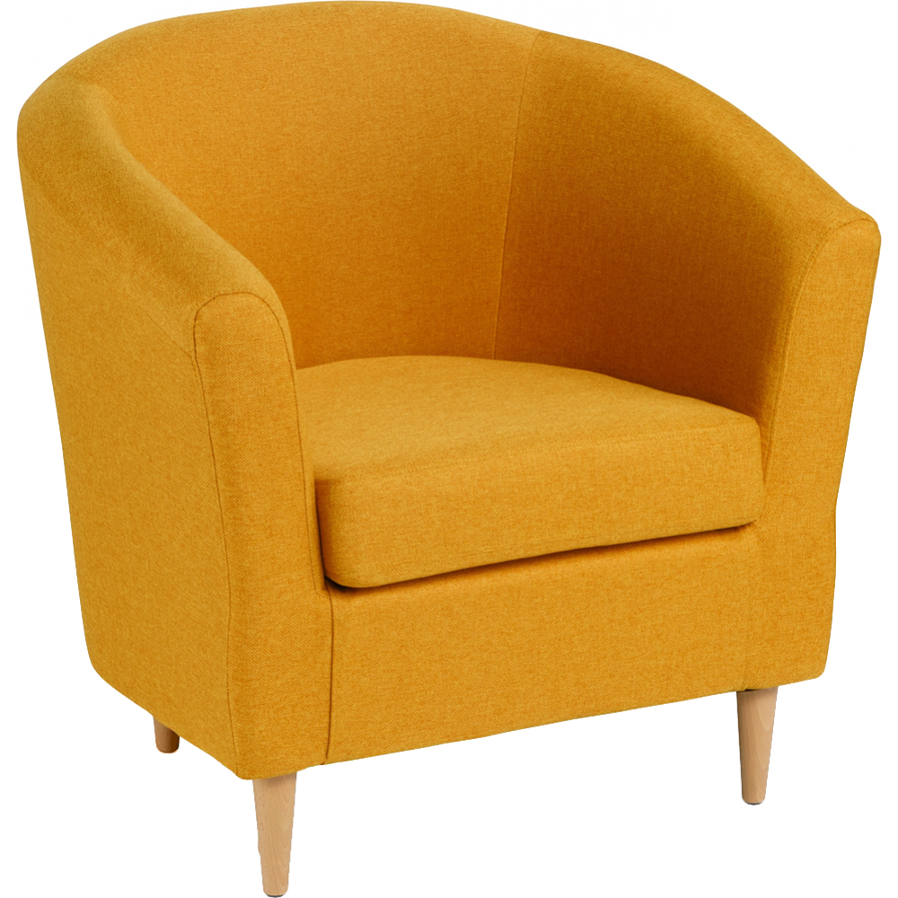 Кресло «Mio Tesoro» мягкое, Тунне, yellow orange, 76х78 см