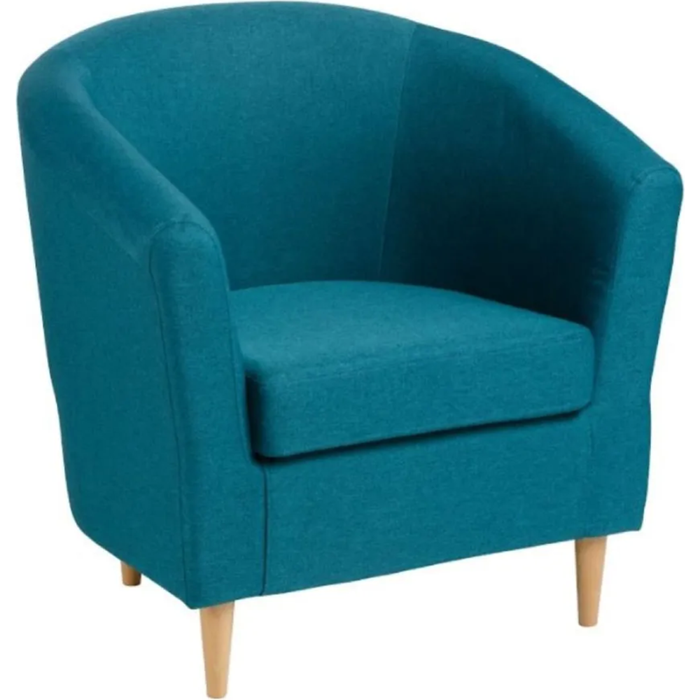 Кресло «Mio Tesoro» мягкое, Тунне, turquoise, 76х78 см