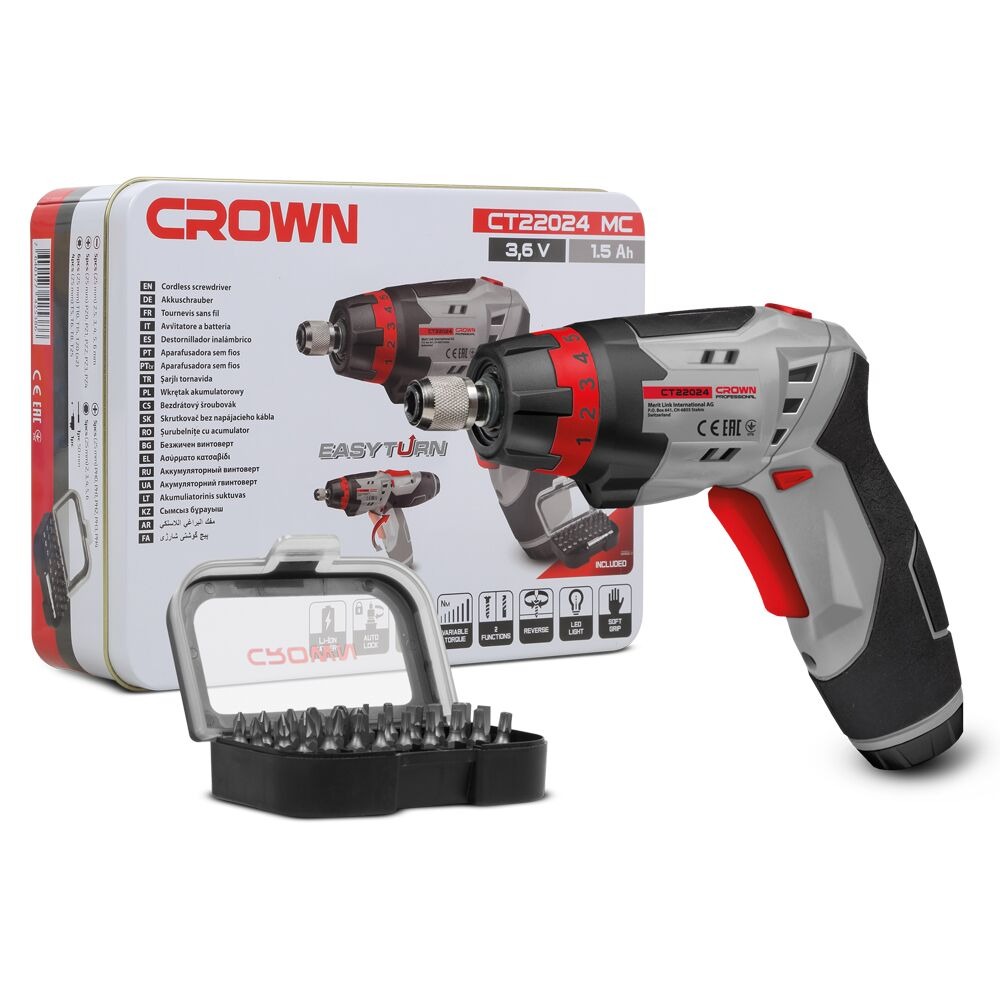 Электроотвертка «Crown» CT22024 MC