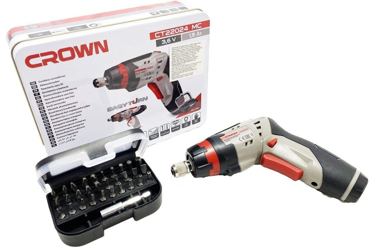 Электроотвертка «Crown» CT22024 MC