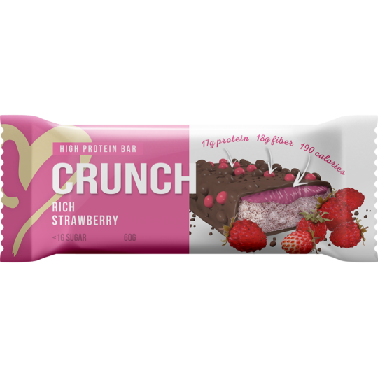 Батончик «Crunch» со вкусом пряная земляника, 60 г