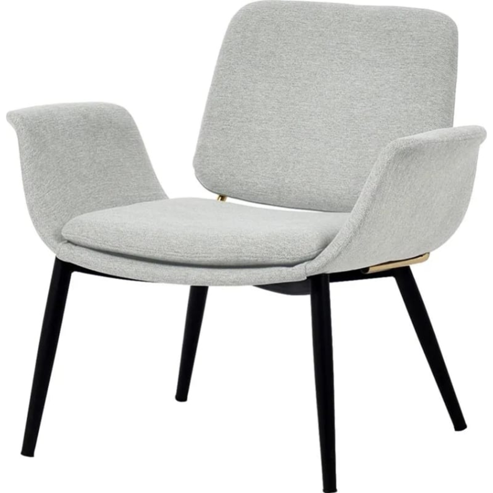 Кресло «Bergenson Bjorn» мягкое, Hilde, FH-HLD-ARMCH-PL-GR, серый, 75х75.5 см