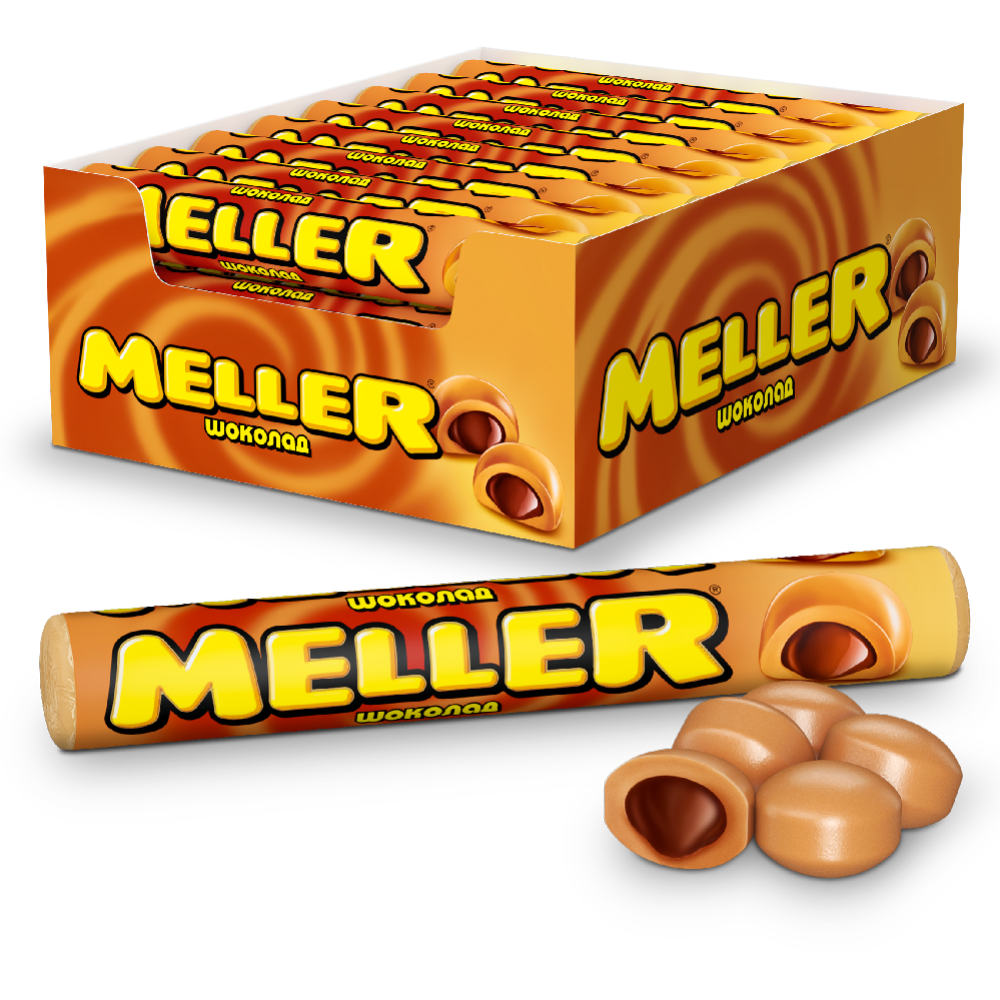 Уп. Ирис «Meller» с шоколадом, 24х38 г