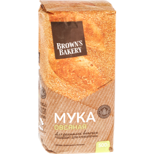 Мука«BrownsBakery»овсяная,500г