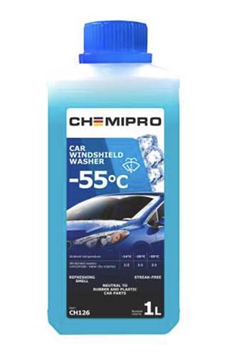 CH126 жидкость для стеклоомывателя зимняя CHEMIPRO  концентрат -55 1L